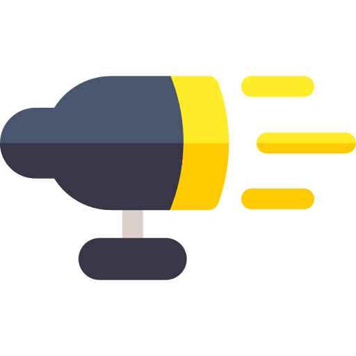 scheinwerfer Basic Rounded Flat icon