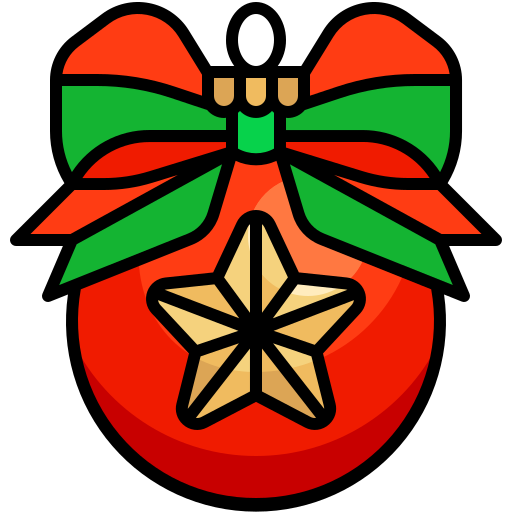 Рождественское украшение Generic Outline Color иконка