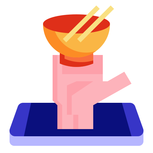 食べ物の出前 PongsakornRed Flat icon