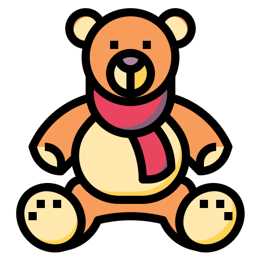 Teddy bear PongsakornRed Lineal Color icon