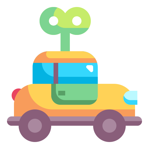 Toy car PongsakornRed Flat icon