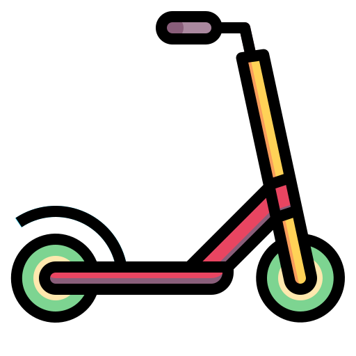 scooter PongsakornRed Lineal Color icona