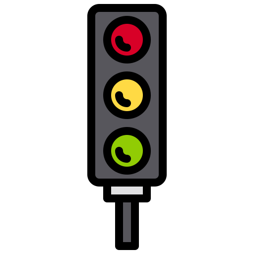 semáforo xnimrodx Lineal Color icono