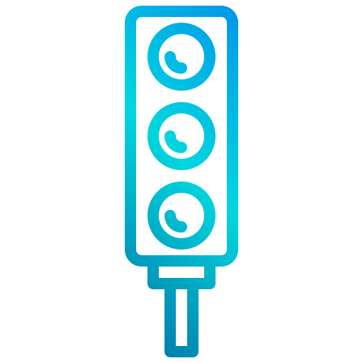 Traffic light xnimrodx Lineal Gradient icon