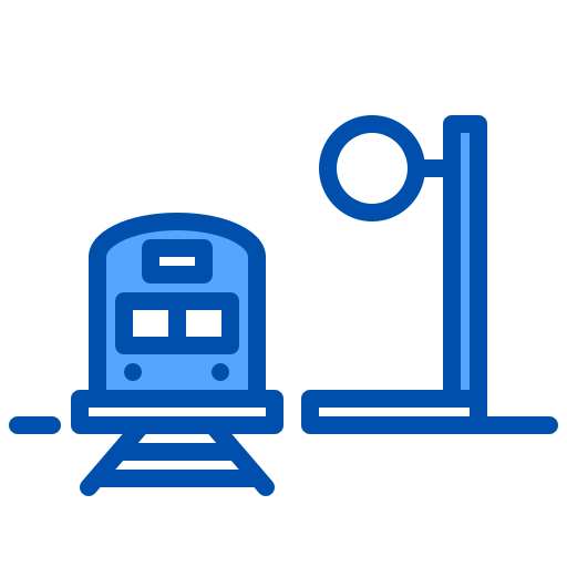 Train station xnimrodx Blue icon