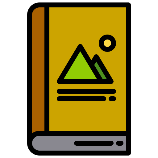 책 xnimrodx Lineal Color icon