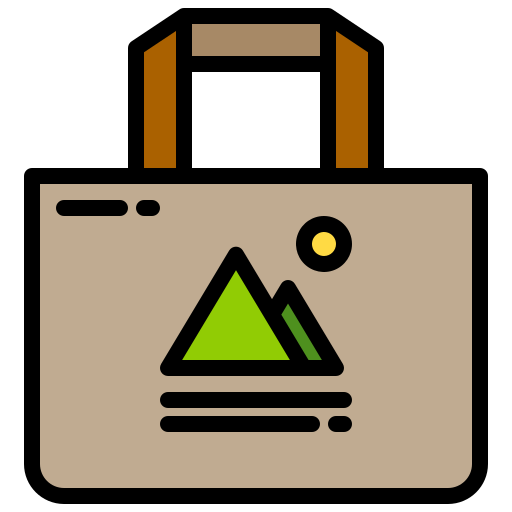 bolsa ecológica xnimrodx Lineal Color icono
