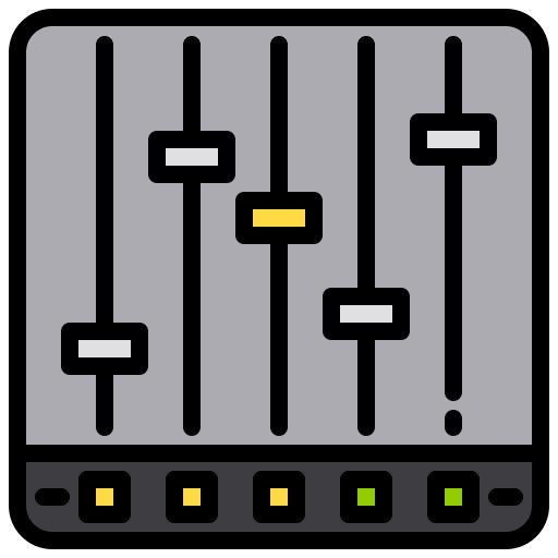 Synthesizer xnimrodx Lineal Color icon