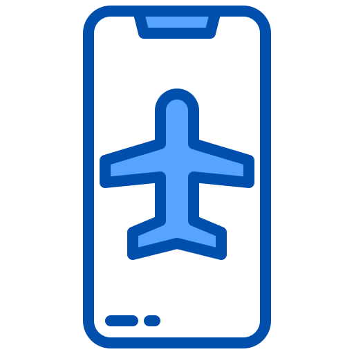 vliegtuigmodus xnimrodx Blue icoon