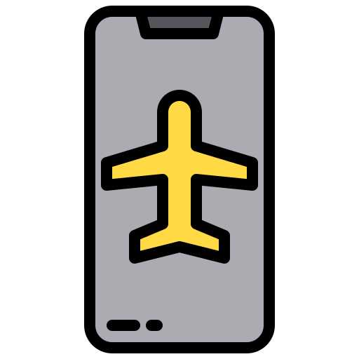 비행기 모드 xnimrodx Lineal Color icon