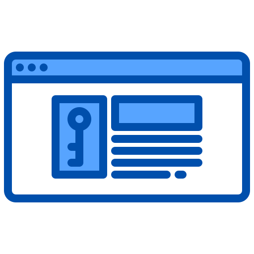 Password xnimrodx Blue icon