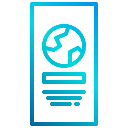reisepass xnimrodx Lineal Gradient icon