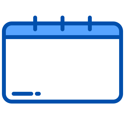 カレンダー xnimrodx Blue icon
