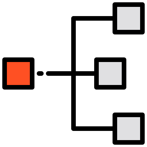 Diagram xnimrodx Lineal Color icon