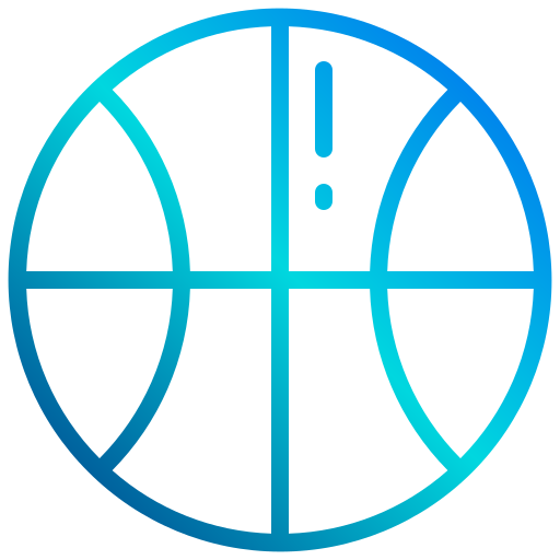 basketbal xnimrodx Lineal Gradient icoon