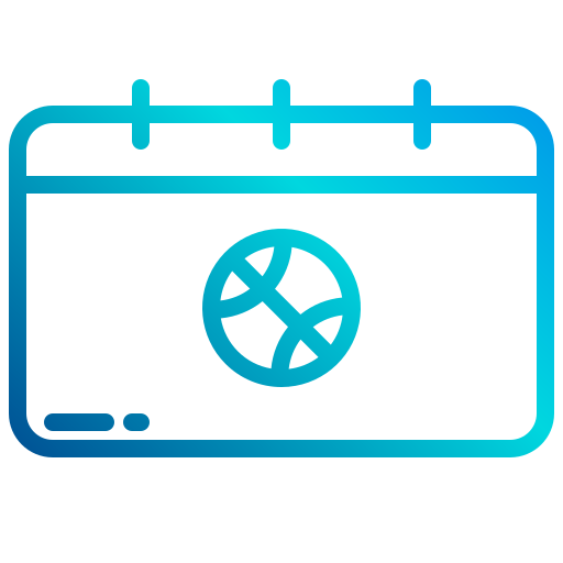 달력 xnimrodx Lineal Gradient icon