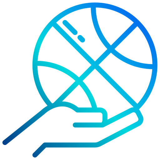 basketbal xnimrodx Lineal Gradient icoon