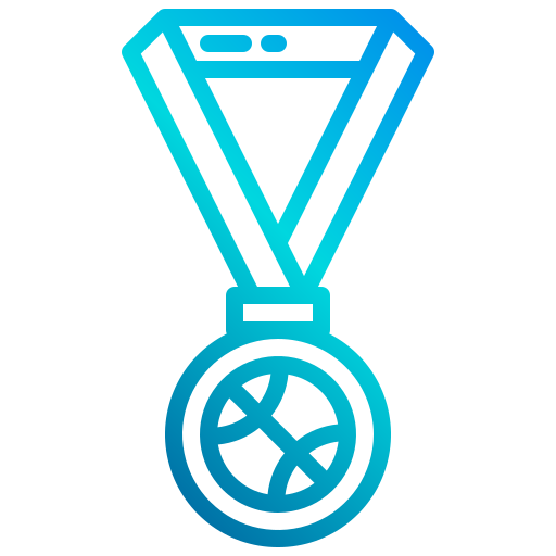 Медаль xnimrodx Lineal Gradient иконка