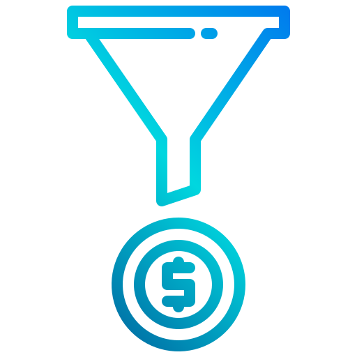 Funnel xnimrodx Lineal Gradient icon