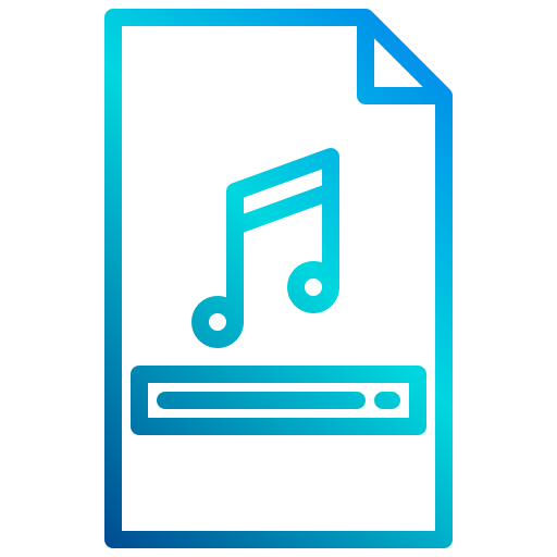 Music xnimrodx Lineal Gradient icon