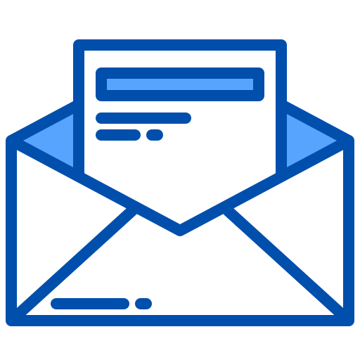 e-mail xnimrodx Blue icona