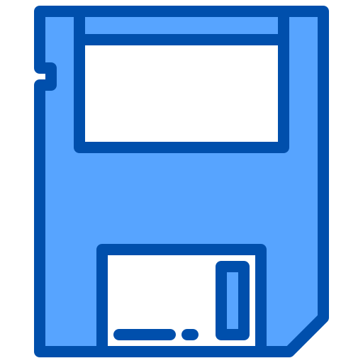 diskette xnimrodx Blue icon