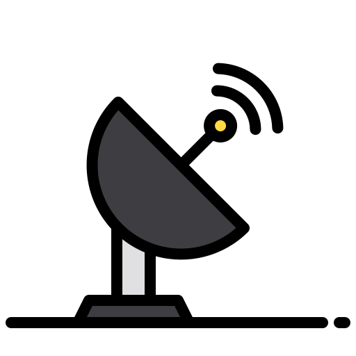 satelita xnimrodx Lineal Color ikona