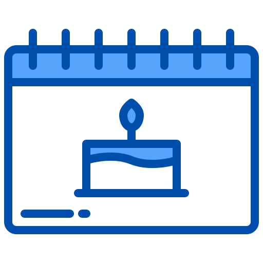 Calendar xnimrodx Blue icon