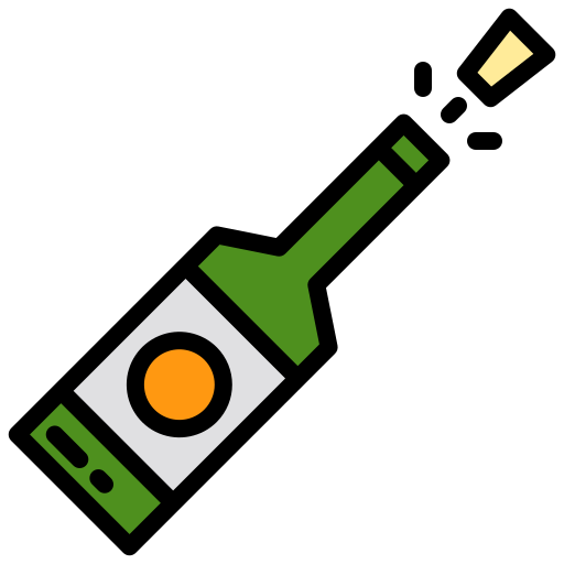 szampan xnimrodx Lineal Color ikona