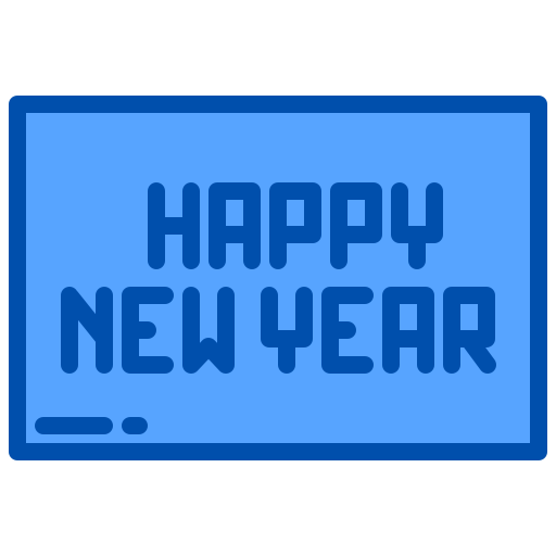 nouvel an xnimrodx Blue Icône