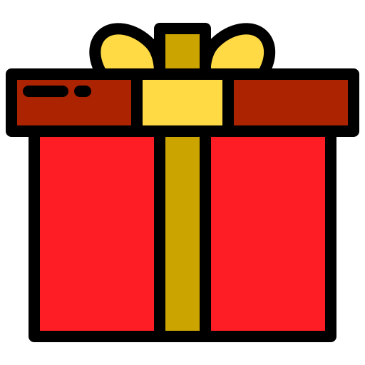 caja de regalo xnimrodx Lineal Color icono