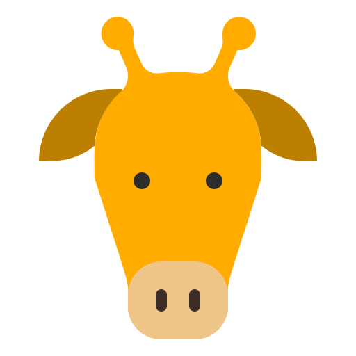 giraffe Generic Flat icoon