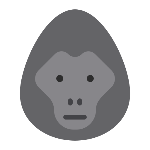 Gorilla Generic Flat icon