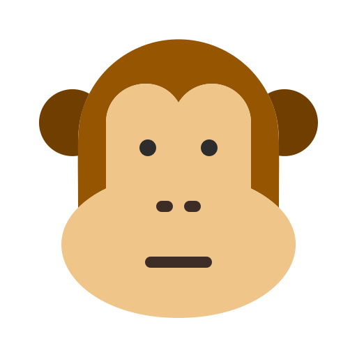 猿 Generic Flat icon