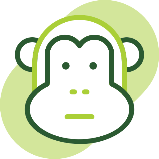 猿 Generic Rounded Shapes icon