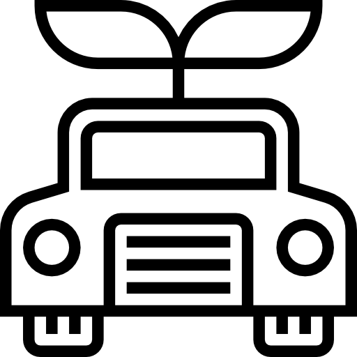 elektroauto Meticulous Line icon