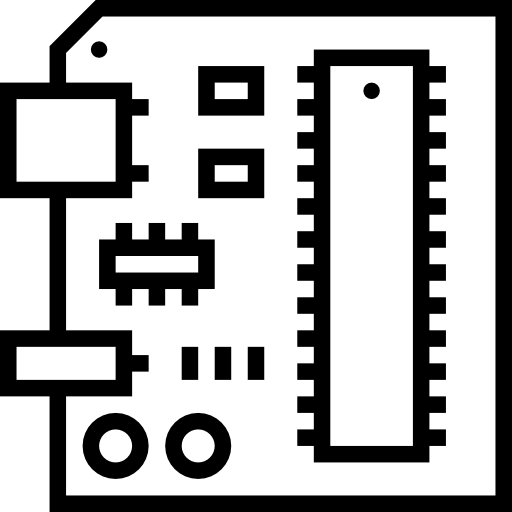 circuit imprimé Meticulous Line Icône