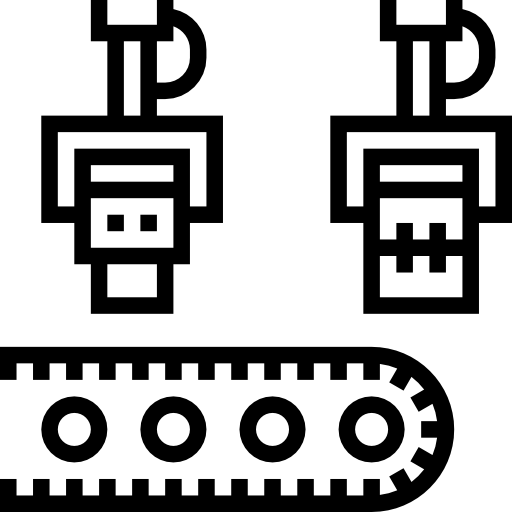 Industrial robot Meticulous Line icon