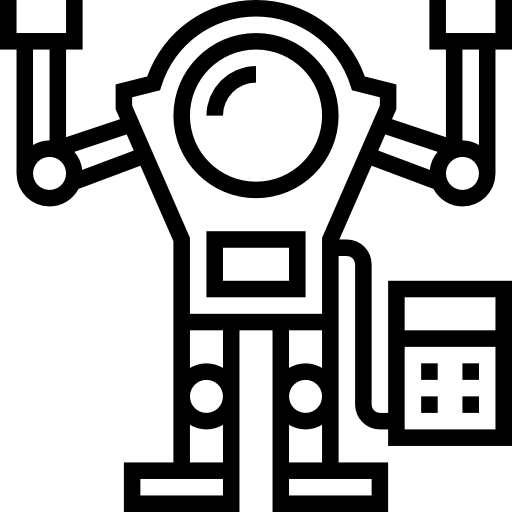 Robot Meticulous Line icon