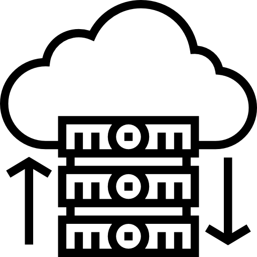 computación en la nube Meticulous Line icono