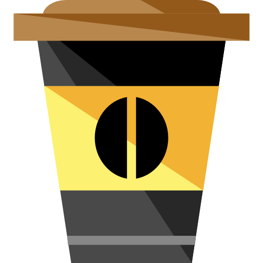 taza de café Roundicons Flat icono