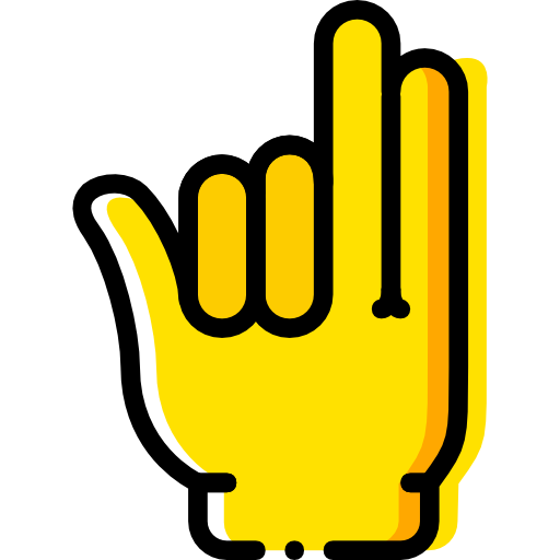 dedos Basic Miscellany Yellow Ícone