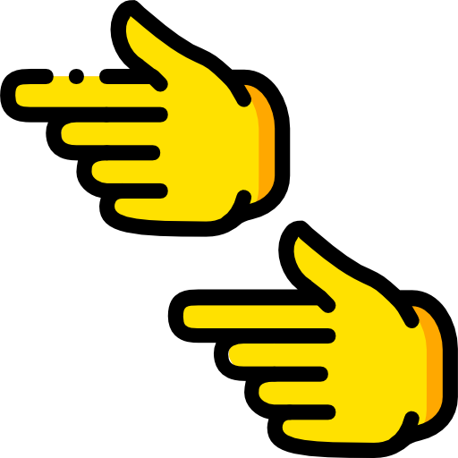 pointant vers la gauche Basic Miscellany Yellow Icône
