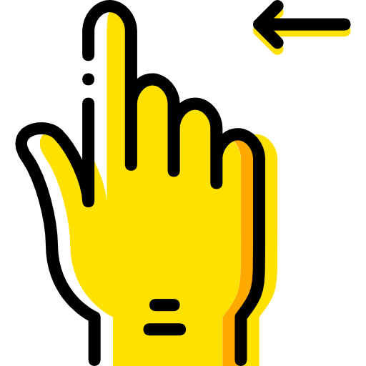 引っ張る Basic Miscellany Yellow icon