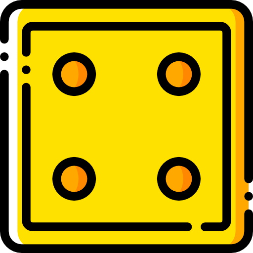 주사위 Basic Miscellany Yellow icon