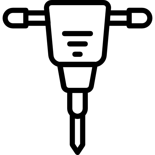 Jackhammer Basic Miscellany Lineal icon