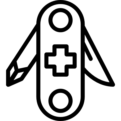 Swiss army knife Basic Miscellany Lineal icon