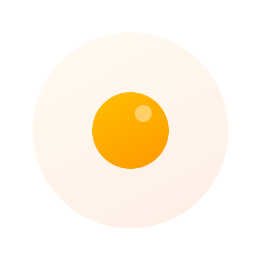 Жаренное яйцо Generic Flat Gradient иконка