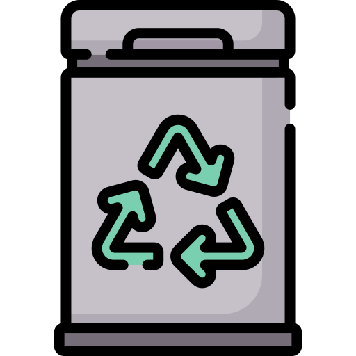 bote de basura Special Lineal color icono