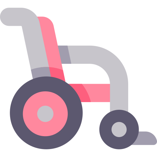 Wheelchair Kawaii Flat icon